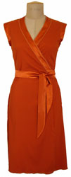 Reversed Satin in Orange