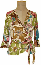 Pink / Chartreuse Floral