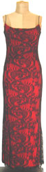 Lace and Mesh in Red / Black