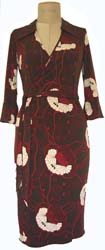 Chocolate / Wine Floral (Also Available in Plain Black)