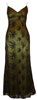 Long Shoestring Dress with Contrast Lining