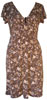 Taupe/Black Floral