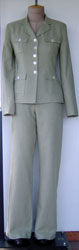 Slim Fit Jacket in Linen Cotton