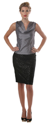 Lace Pencil Skirt