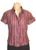 Striped Taffeta in Rose