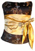 Black with Gold Cummerband