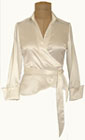 Satin Wrap Shirt